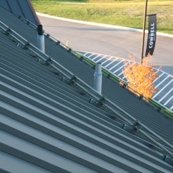Standing Seam project in Blyth (Smoke Grey) - Roofing And Gutters