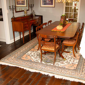 Custom Skip-Planed White Oak Prefinished Hardwood Floor in Bryn Mawr, PA