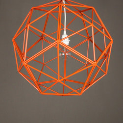 orange bakey street orb - Pendant Lighting