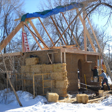 North Boulder Adobe strawbale hybrid