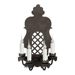 Custom Hand Made Iron Sconces - Products