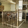 Detailed 19th-Century Silver Over Brass Bed Frame
