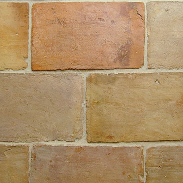 Francois & Co. - Antique Terracotta - Parefeuille Red Peach Tiles