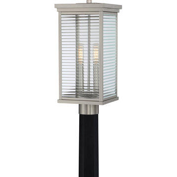 Luxury Modern Outdoor Post/Pier Light, Stainless Steel, UQL1390