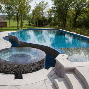 All Glass Tile Pool