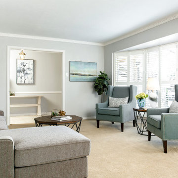 Creating an updated look in an outdated home
