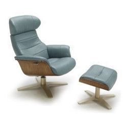 Revolve Edison Chair and Ottoman - Recliner Chairs