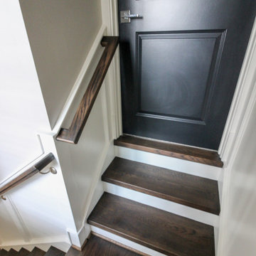 Project #72 | Modern Staircase with Horizontal Steel Rod Railing