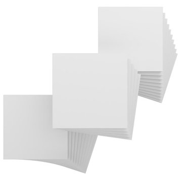 11 .75"Wx11 .75"Hx1"T PVC Hobby Boards, Unfinished, 25-Pack