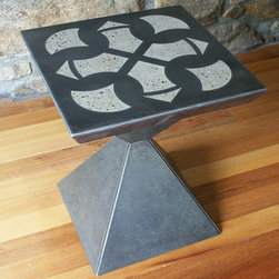 Pyramid Pedestal - Side Tables And End Tables