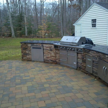 Outdoor Kitchen and Entertainment Area - Port Tobacco, MD