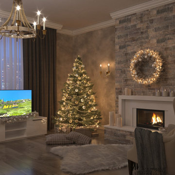3D visualization of the Christmas interior