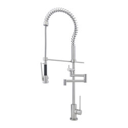 Cucina - Alto Gourmet Kitchen Faucet, Satin Nickel - Kitchen Faucets