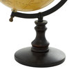 Brown Wood Traditional Globe, 14" x 9" x 9" 38117