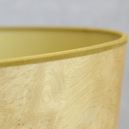 Light Burl Cone Drum Pendant - Pendant Lighting