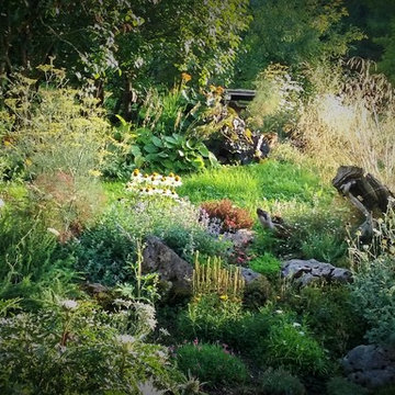 Un jardin en montagne