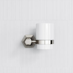 Deco Eton Polished Nickel Tumbler - Bathroom Organisers