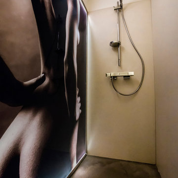 Aménagement éclairé suite hôtelière