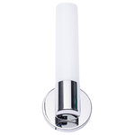 WAC Limited - Turbo LED Energy Star Wall Sconce, Chrome - Soft illumination diffused through translucent acrylic. Turbo is the perfect choice for a bathroom vanity or hall to add a clean, modern look and feel. Available as a wall sconce and bathroom vanity light.Multiple LED array for uniform illumination.