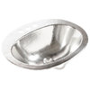 Seville Nickel 20" Oval Drop-In Bath Sink with Parisa Faucet Kit