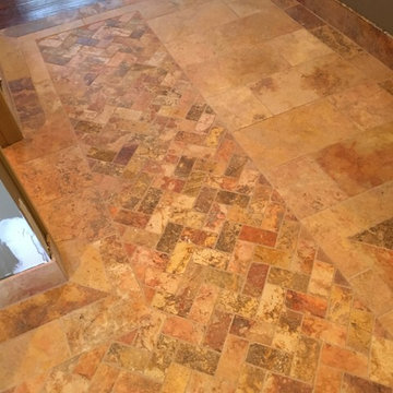 Titus Stone Entry and Powder Room