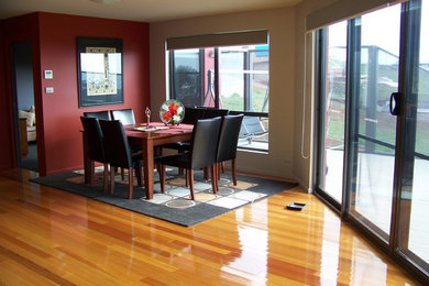 Photo of a large modern dining room in Other.