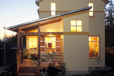 Inspiration for a contemporary entryway remodel in Seattle