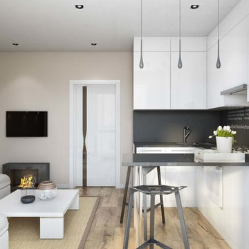 CAD Rendering For A Stylish Apartment Interior