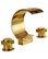 Solid Brass Gold Chrome Bathroom Sink Faucet