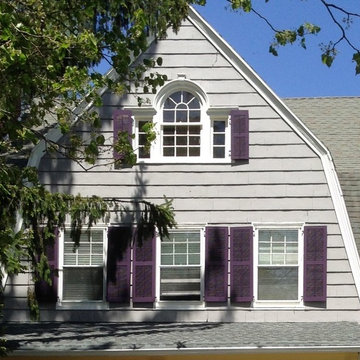 Center Hall Colonial - Colorful Exterior Painting, South Orange, NJ