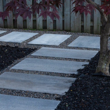 Modern Interlock Driveway & Contemporary Landscape Transformation