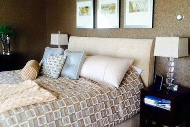 Example of a bedroom design in Other