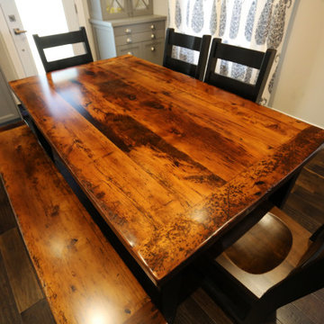 Reclaimed Wood Harvest Tables