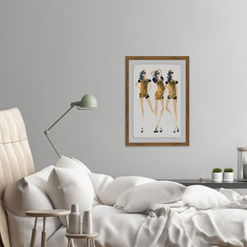 "Animal Prints" Framed Painting Print