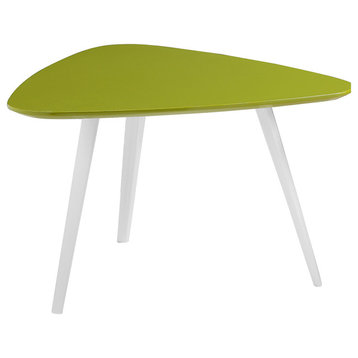 Ava Accent Table, Material: Lacquer, Green
