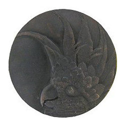 Inviting Home Inc. - Small Cockatoo Knobs, Right, Dark Brass - Cabinet And Drawer Knobs