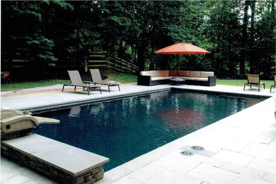 This is an example of a contemporary pool in DC Metro.