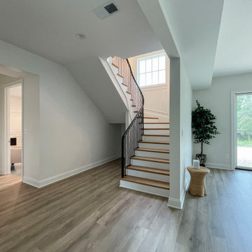Project #106 | Winding Staircase with Modern Balustrade