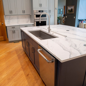Modern Kitchen with Pop-Up Outlet!
