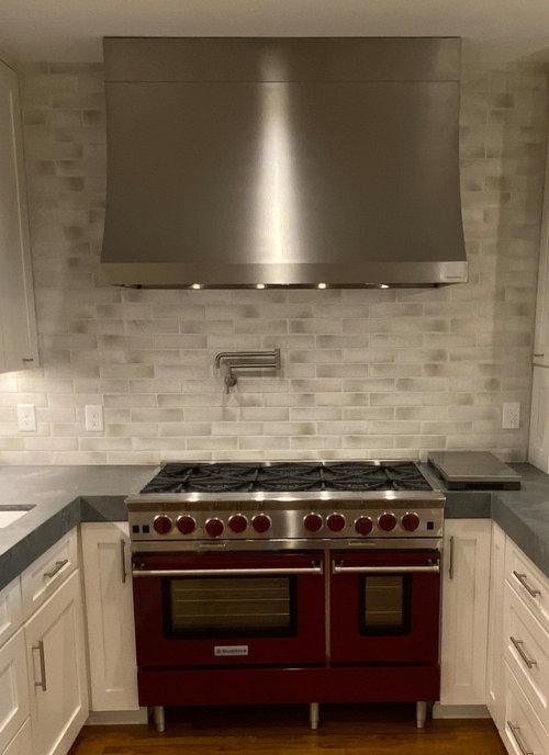 folding warming shelves directly on tile