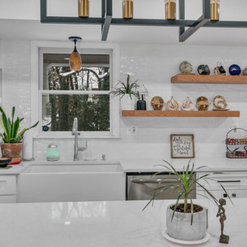 Contemporary & Timeless White Kitchen