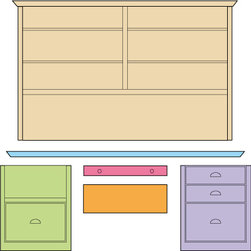 Fernando Home Office Desk System - Desks And Hutches