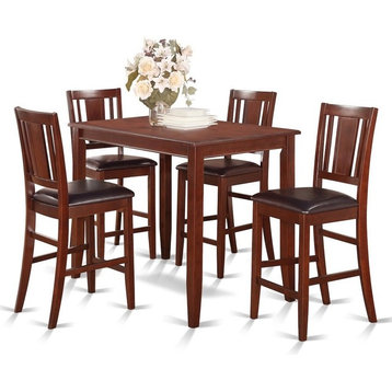 5-Piece Counter Height Table Set, Counter Height Table And 4 Stools