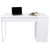 Prado Home Office Desk, Lacquered White