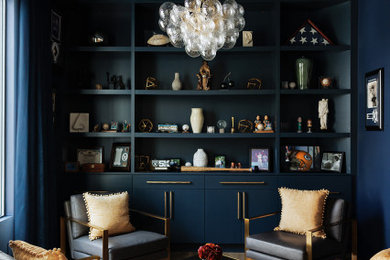Living room - 1950s living room idea in Las Vegas