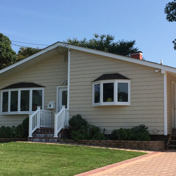 Brentwood Siding - Maple Shakes with Dutch Lap Sides and new Windows