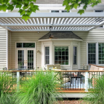 Reston Pergola with Equinox Adjustable Louvers