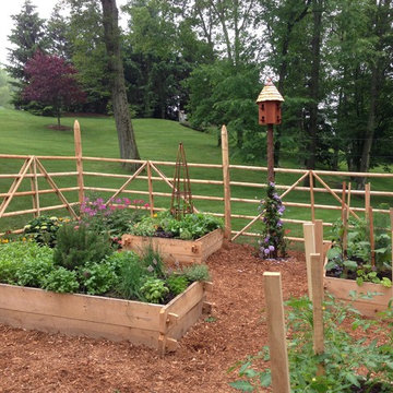 Raised "Mortise and Tension" Vegetable Gardens