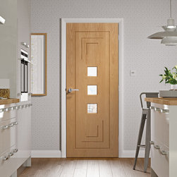 Altino Oak Glazed Door - Internal Doors