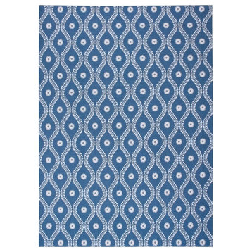 Nourison Home and Garden RS085 Rug 7'9"x10'10" Navy Rug